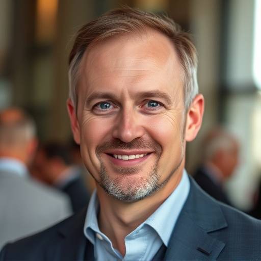 Portretfoto van Pieter Janssen, een ervaren evenementenfotograaf.