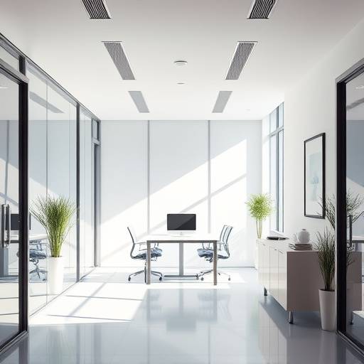 Professionele foto van een kantoorinterieur